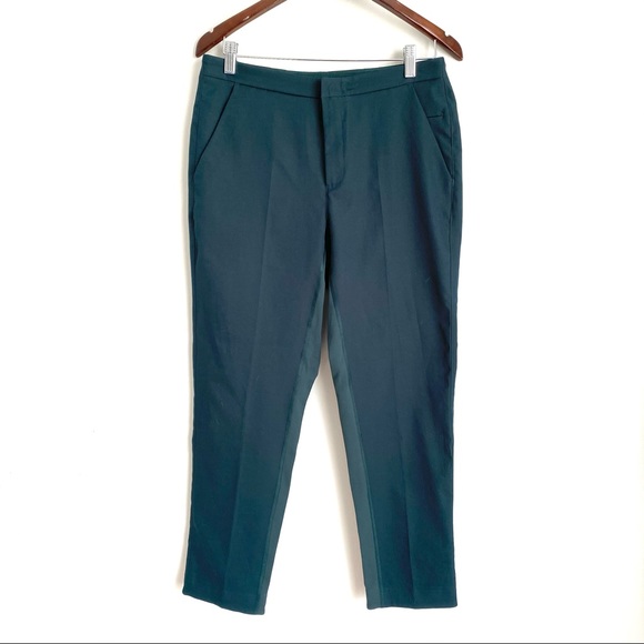 lululemon athletica Pants - LULULEMON Green Full Length Ankle Trouser Pants S2